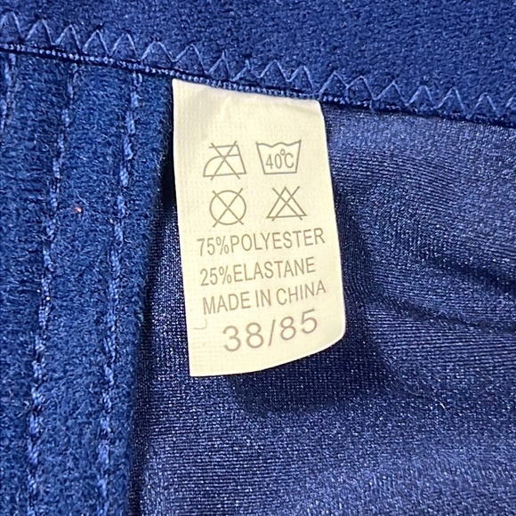 Sexy Push Up Bra Women Size 34B 38/85 Blue Lace Over Cream Cup Full Coverage NEW - Picture 7 of 16